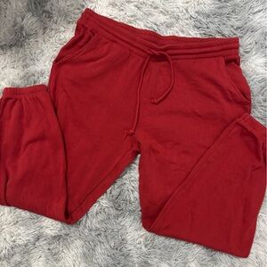 Red Joggers